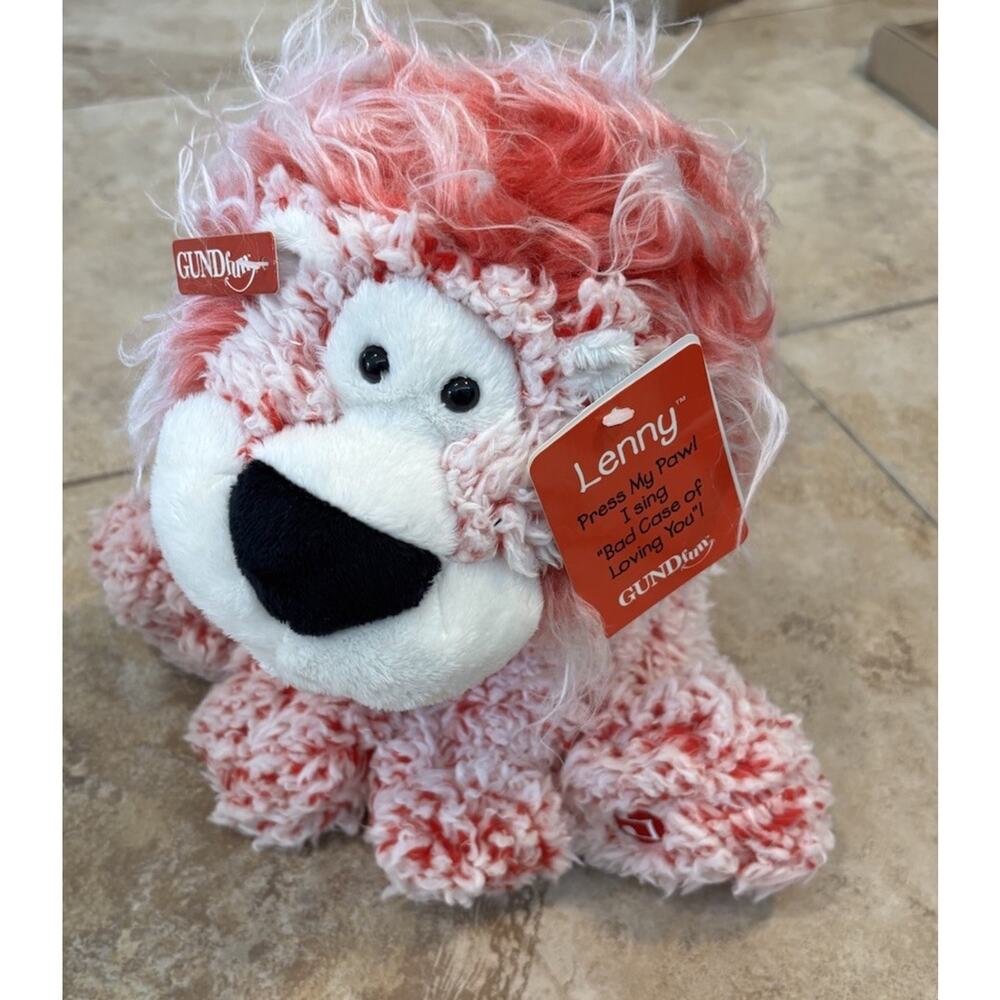 GUND Lenny Singing Plush Dog 2009 Press Paw “Bad Case Of Loving‎ You”
